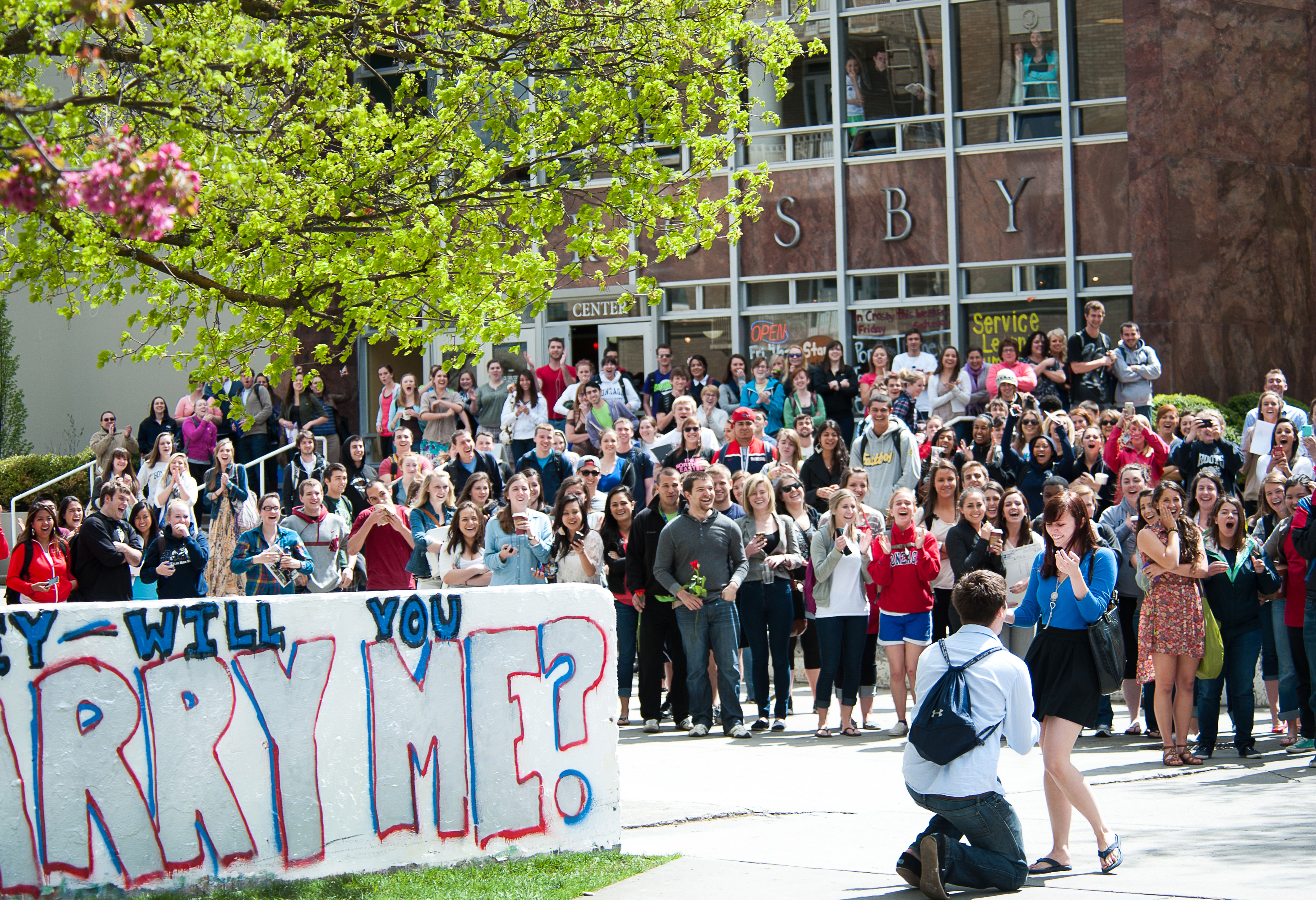Wedding Proposal, Gonzaga Style