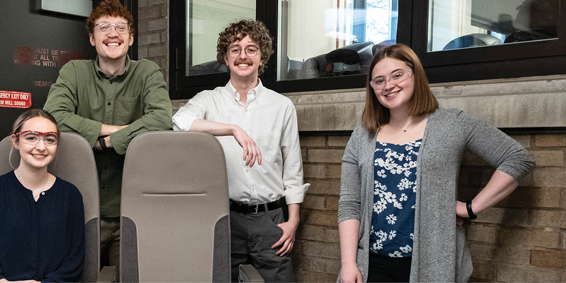 Take a Seat: Engineering students help Boeing improve airplane seats
