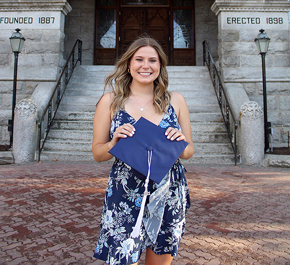 Gaby Flake Graduates with Many Happy Memories, a Job