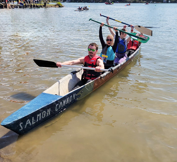Concrete Canoe Team Earns 2nd Place