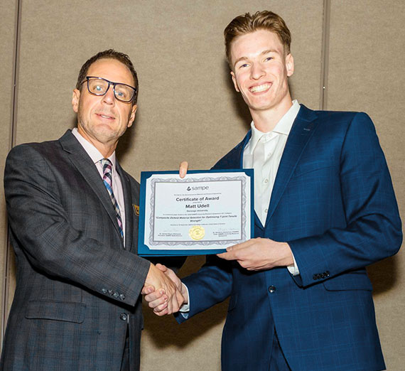Engineering Senior Earns 2nd Place in National Research Competition