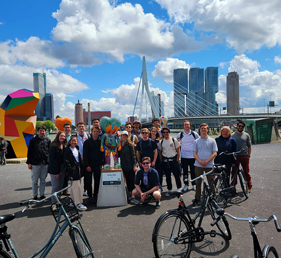Rotterdam Sustainable Features Tour For GU in Delft