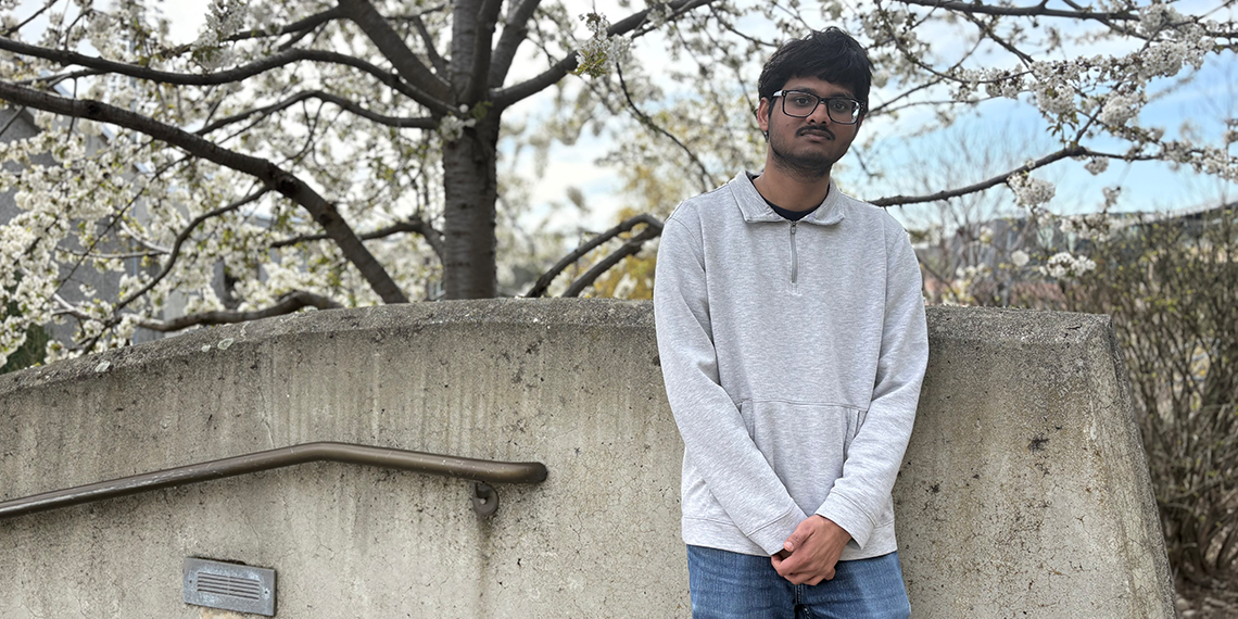 Senior Spotlight: Suyash Kushwaha honored with the William A. Garrigan, S.J. Award