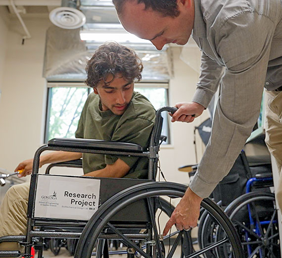 Improving Access: Gonzaga Students Design a Better Wheelchair