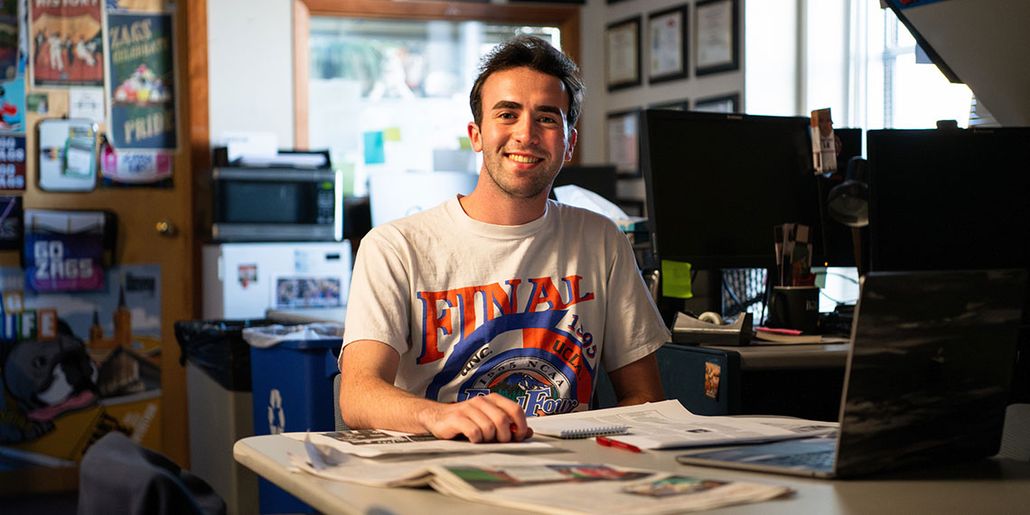 Senior Spotlight: Henry Krueger’s Journey from Childhood Newspaper to Bulletin Editor-in-Chief