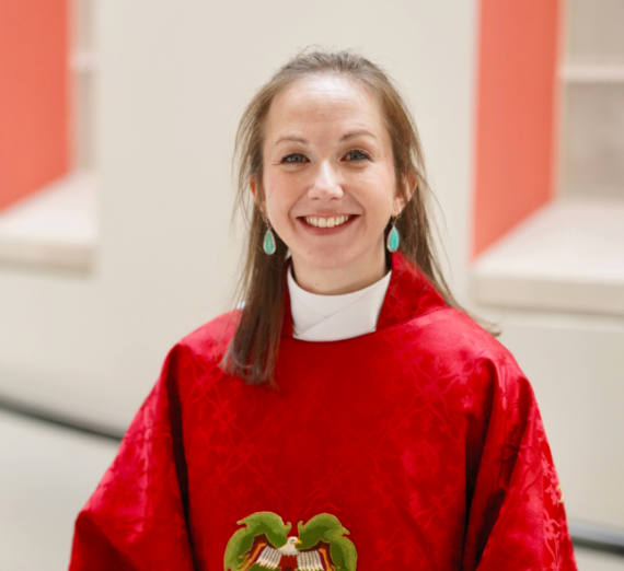 Stepping through the Threshold: Alumna Amy Newell Large Ordained