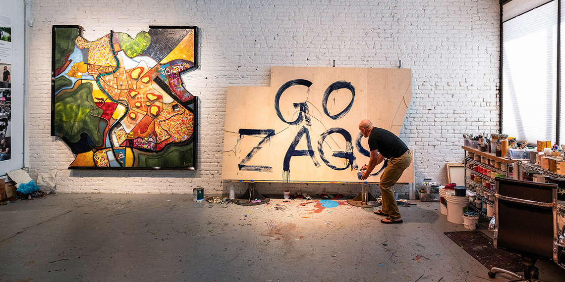 Ben Joyce: Painting His Way Home