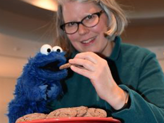 A Cookie Monster in Foley Library