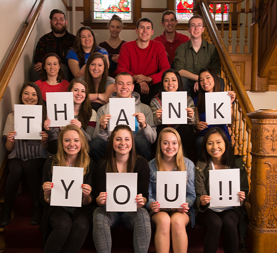 Giving Thanks: A note from scholarship recipients