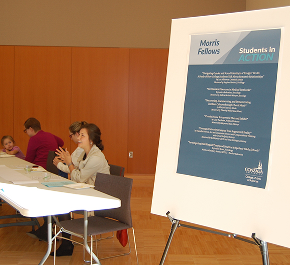 Undergraduate Research at Gonzaga Includes more than STEM Disciplines