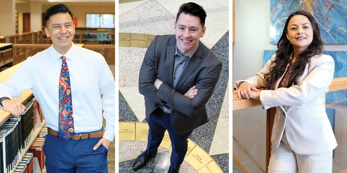 Spotlight on '22 Law Grads - David Salgado, Margarita Torres and Sead Muradbegović