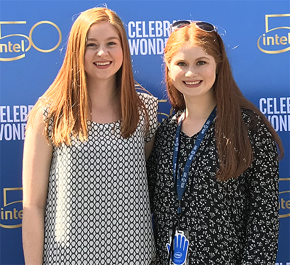 Alumnae Reid Sisters Shine at Intel