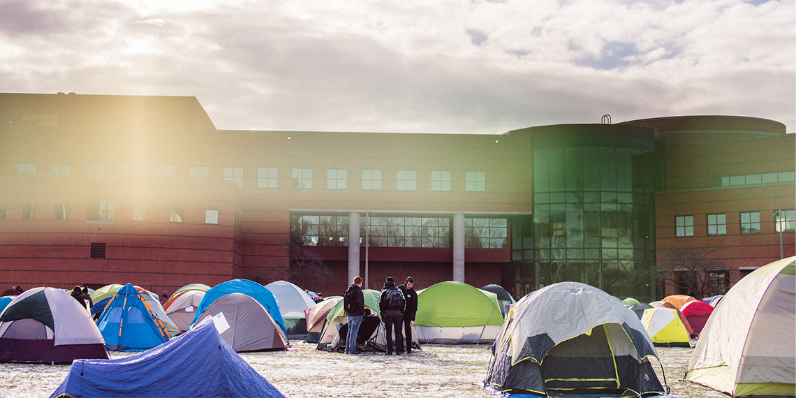Tent City for Basketball: The Kennel Club Explains