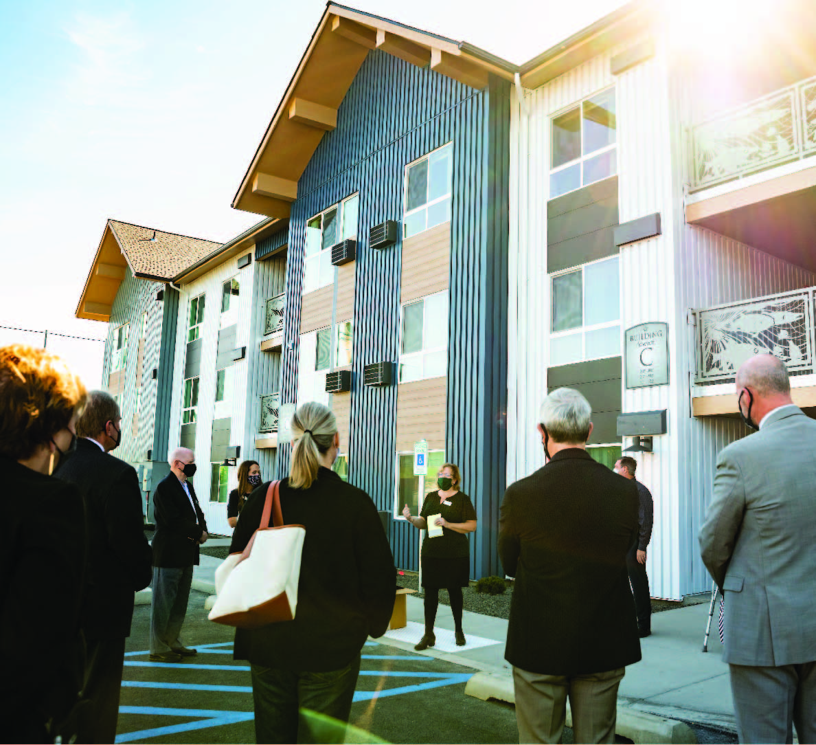 Gonzaga trustees, regents visit Gonzaga Family Haven