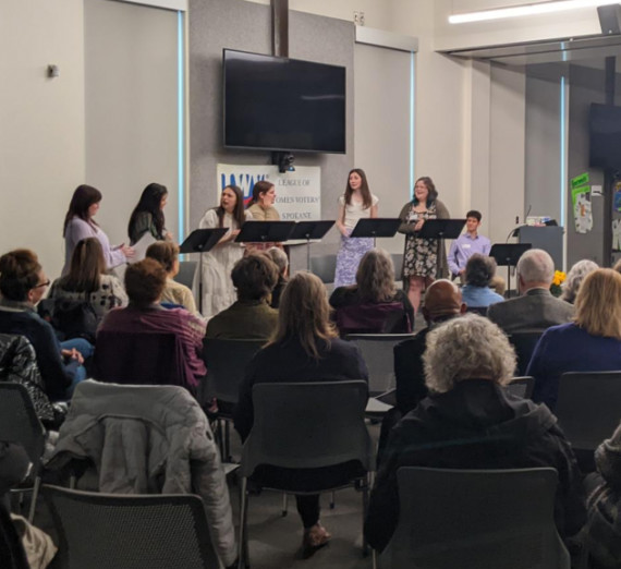 Gonzaga Theatre Celebrates Women's Suffrage at League of Women Voters' 75th Anniversary Gala
