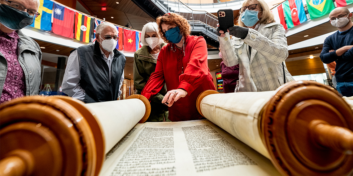 Jewish Community Celebrates Torah Gift