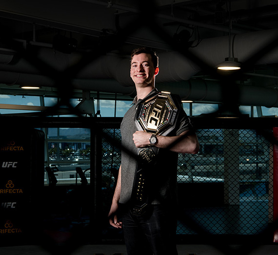 In the News: Nick Brown finds his calling in Vegas as a UFC video producer