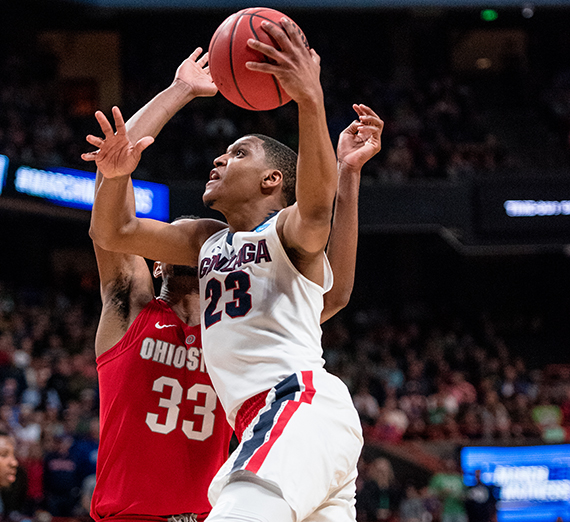 Zags Beat Ohio State 90-84, Return to Sweet 16
