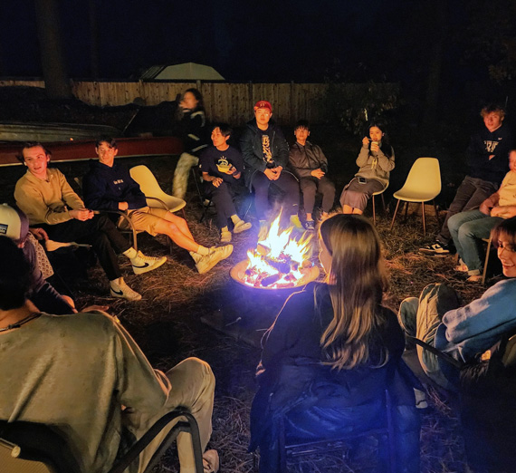 Campfire Conversations: A Holiday Treat for International Students