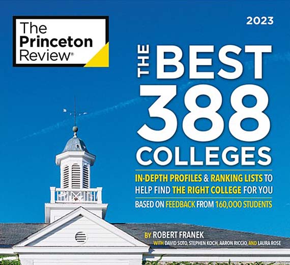 GU Ranked Among Princeton Review’s Best 388 Colleges
