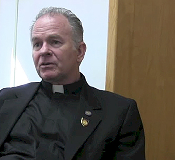 Fr. Pat Conroy, S.J., Returns to Alma Mater