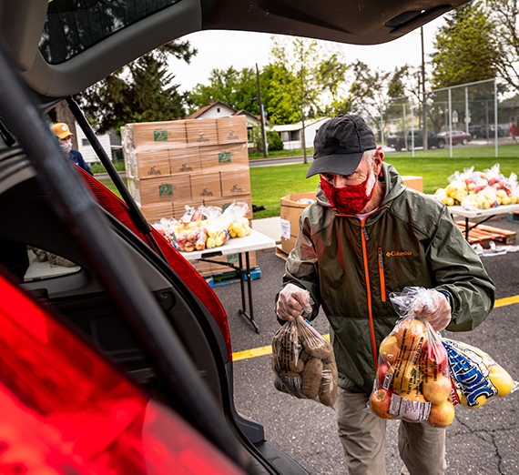 N.E. Spokane Food Distributions Show Community in Action
