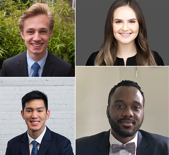 Counting On: Special Recognition for Four Graduate Students