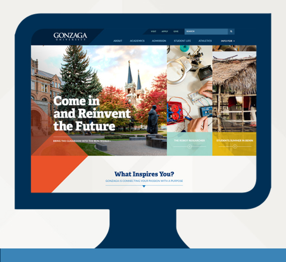 Gonzaga Launches Rebuilt Website and First-Ever Intranet
