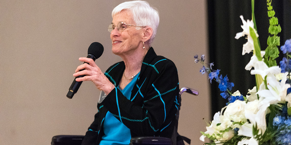 Judith Mayotte Challenges Graduates to Address Climate Change