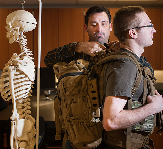 Professor Higginson Works to Improve Safety for Troops