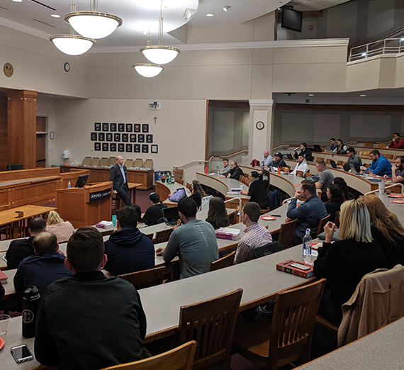 OtterBox CEO and GU Law Alum Jim Parke Speaks to Students