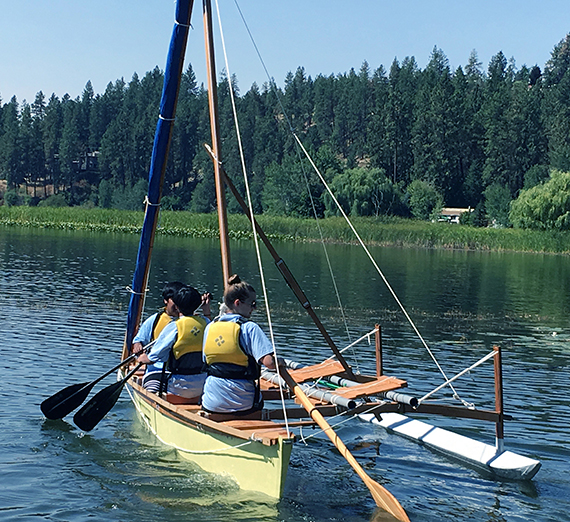 Boat Building Project Led by Alumna Marcy Ray a Vessel for Learning