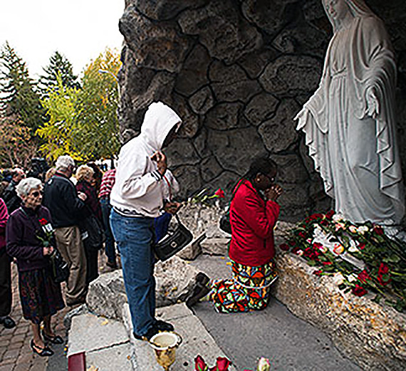 GU Dedicates New Grotto, a Sacred Space to Promote Faith and Peace