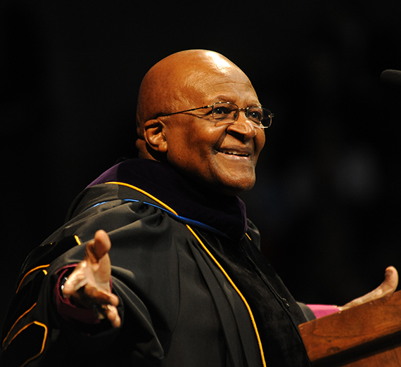 Rev. Tutu Urges Graduates to Dream, Collaborate with God to Make World Better