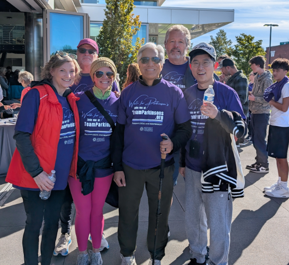 Community Beyond the Classroom: SBA Faculty Support Colleague at Walk for Parkinson's
